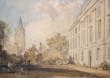 View of the Cathedral of Christ Church, and Part of Corpus Christi College, 1803-04